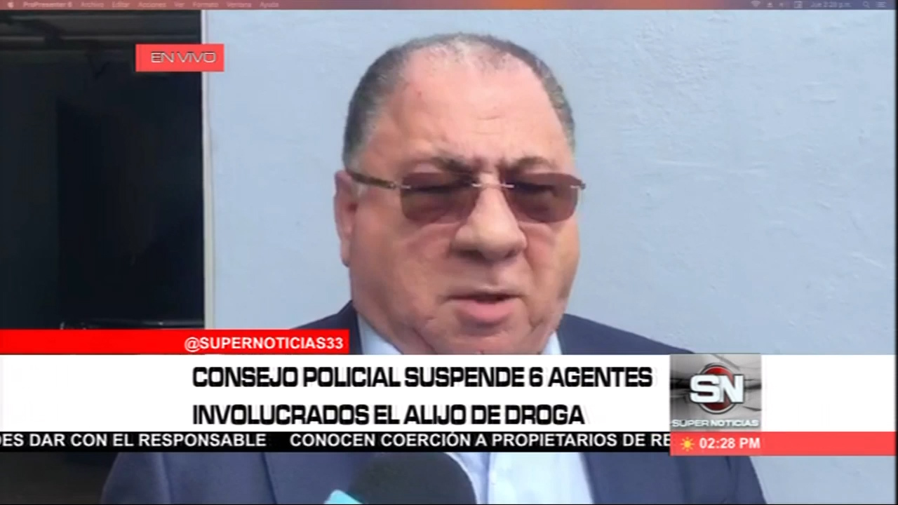 Suspenden 6 Policías Acusados De Robar Cargamento Cocaína En San Cristóbal