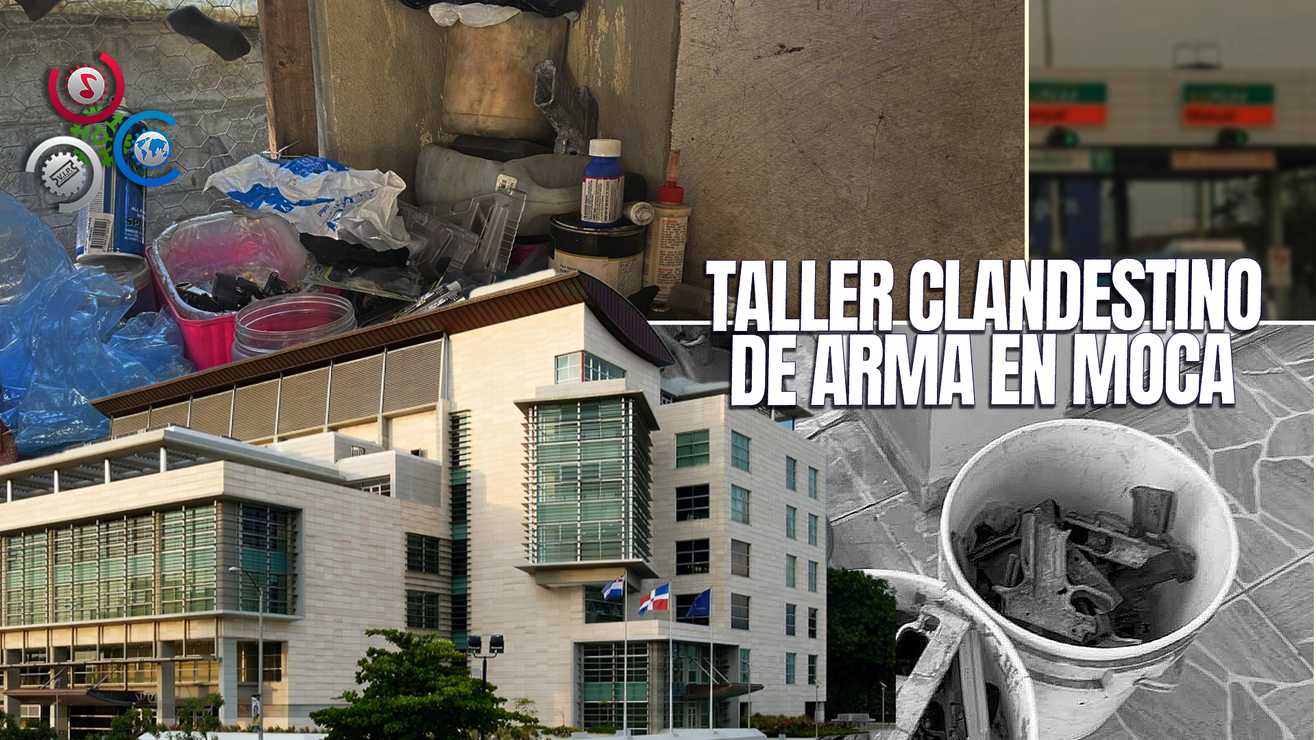 PN Y Ministerio Público Desmantelan Taller Clandestino De Modificación De Armas En Moca