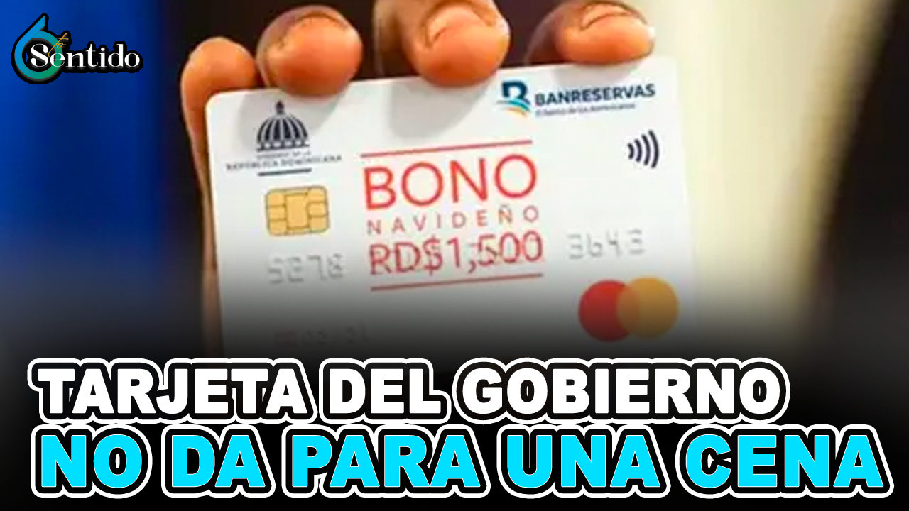 La Tarjeta Del Gobierno No Da Para Una Cena | 6to Sentido