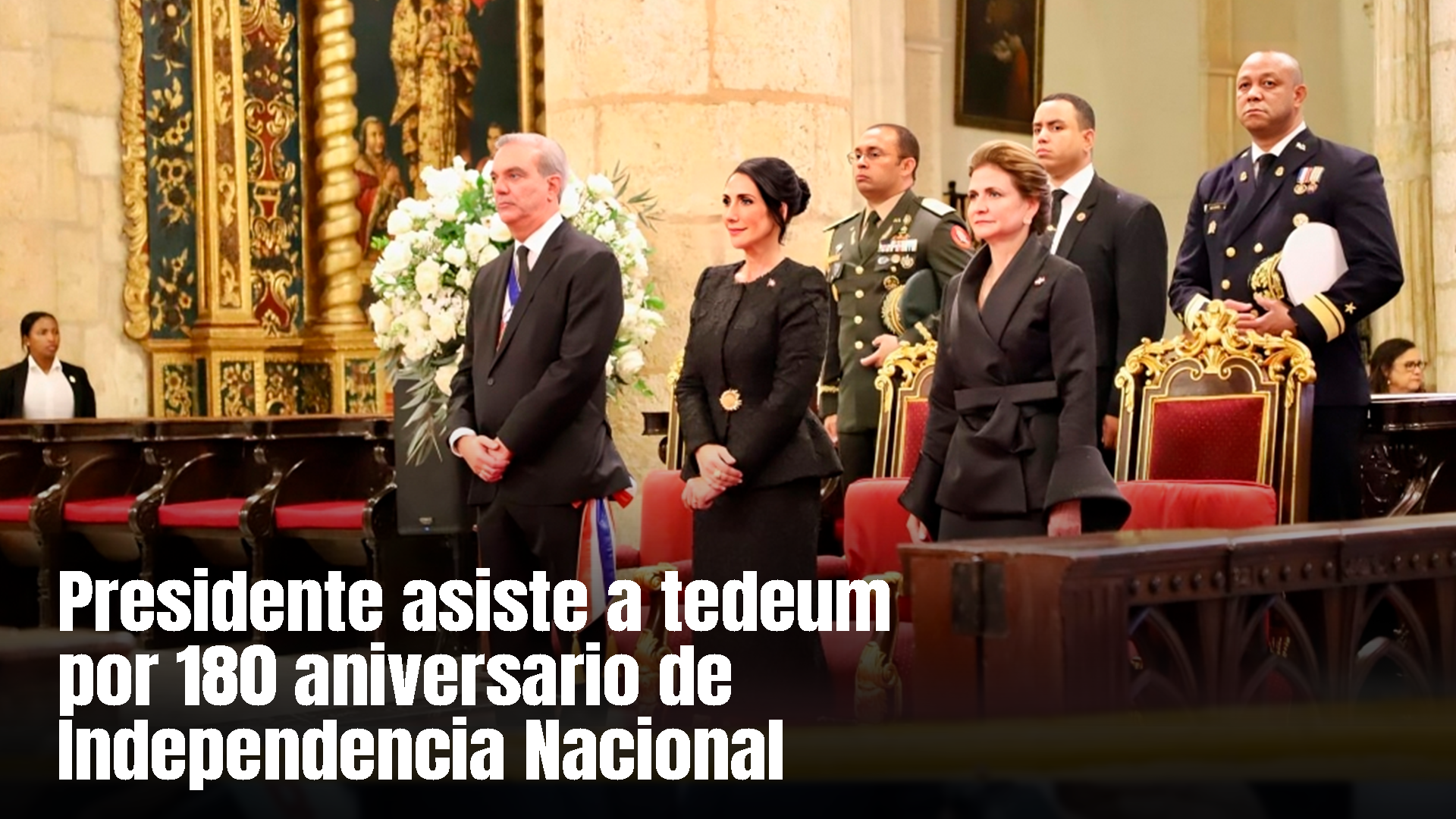 Presidente Abinader Asiste A Tedeum En La Catedral