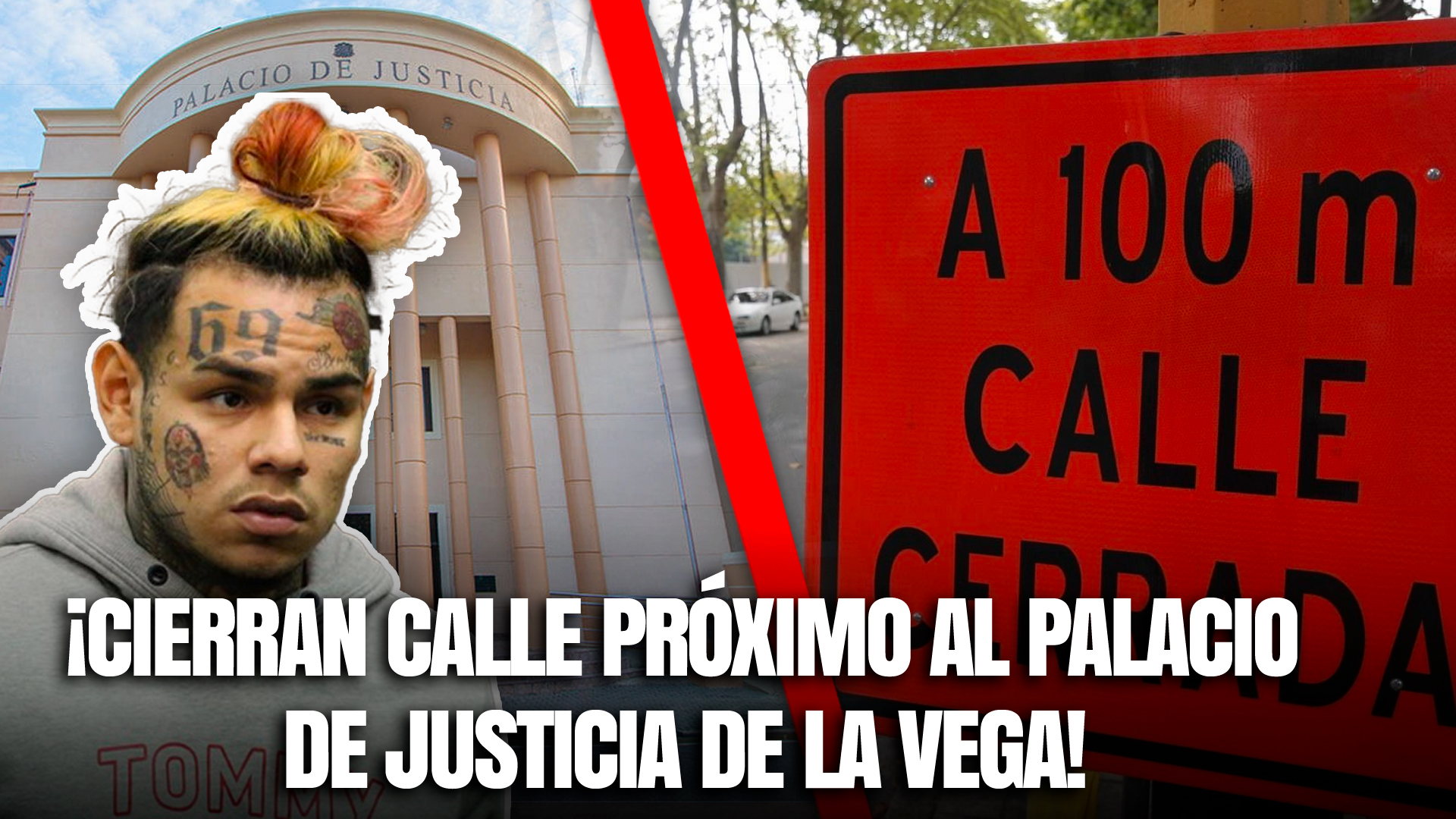 Cierran Calle Próximo Al Palacio De Justicia De La Vega Por Control De Fanáticos De Tekashi
