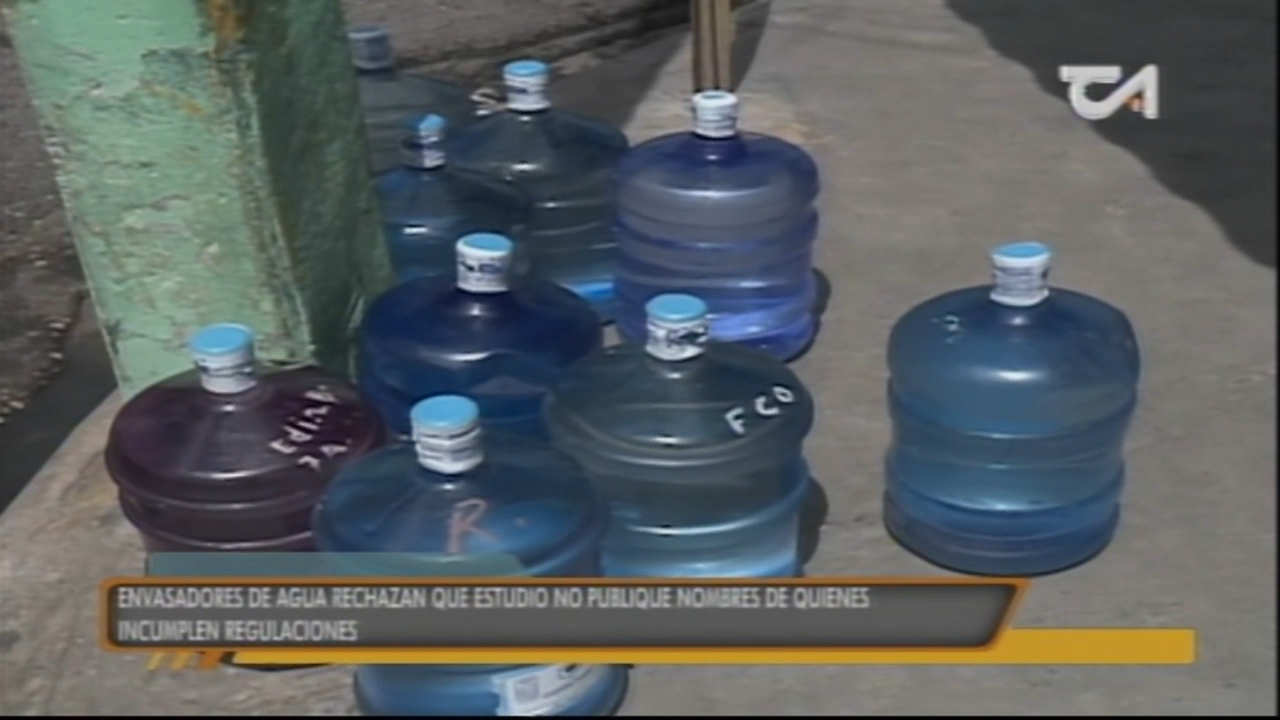 Envasadores De Agua Rechazan Que Estudio Sobre El Agua No Publique Nombres De Quienes Incumplen Regulaciones