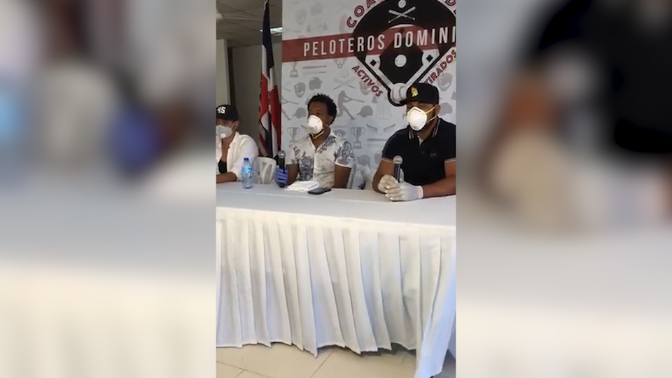 Rueda De Prensa Coalición De Peloteros Dominicanos