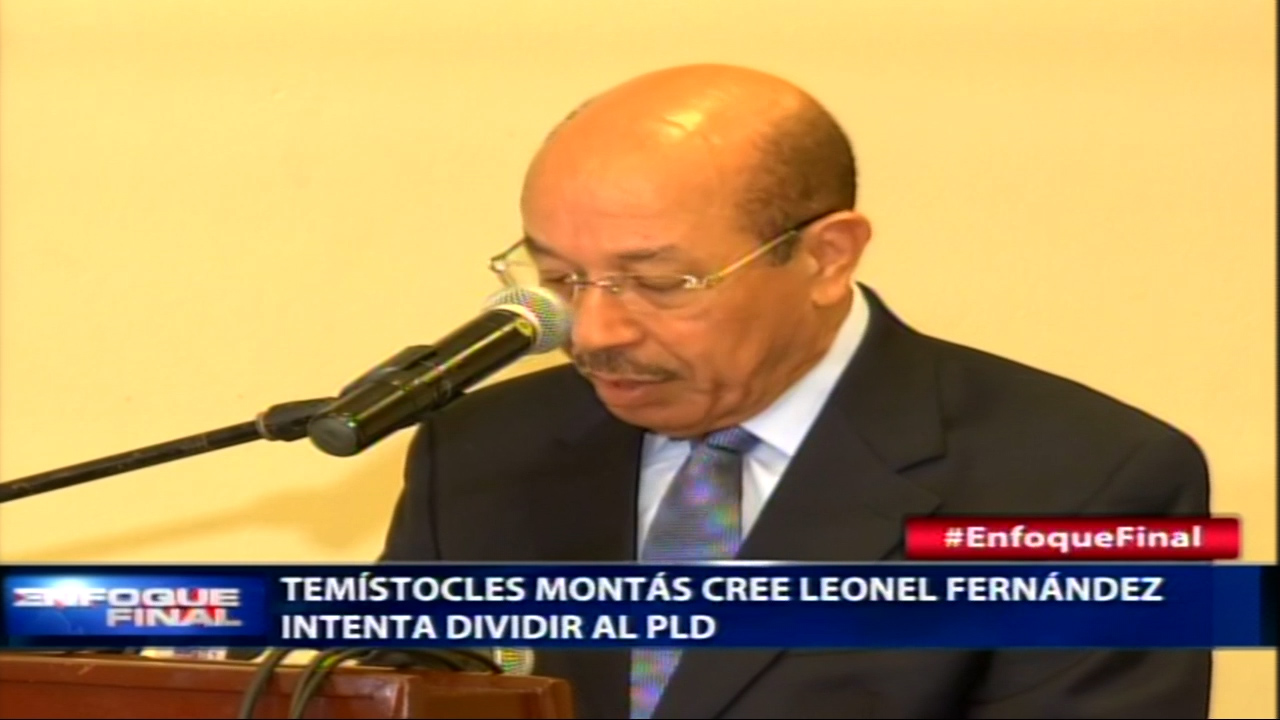 Temístocles Montás Le Entra A Leonel Fernández Y Dice Que Hay Un Intento De Dividir Al PLD