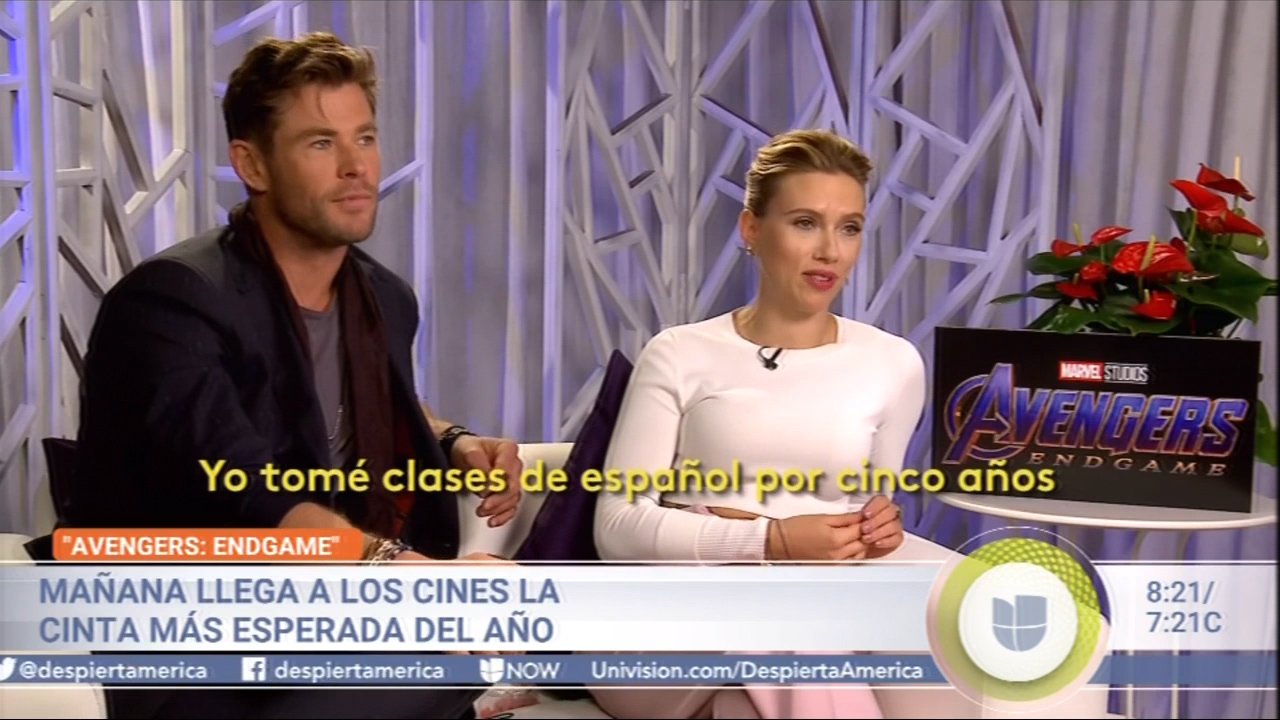 Entrevista Exclusiva A Black Widow Y Thor En Despierta América
