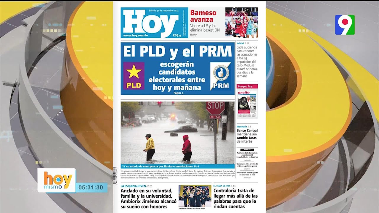 Titulares De Prensa Dominicana Del Lunes 02 De Octubre