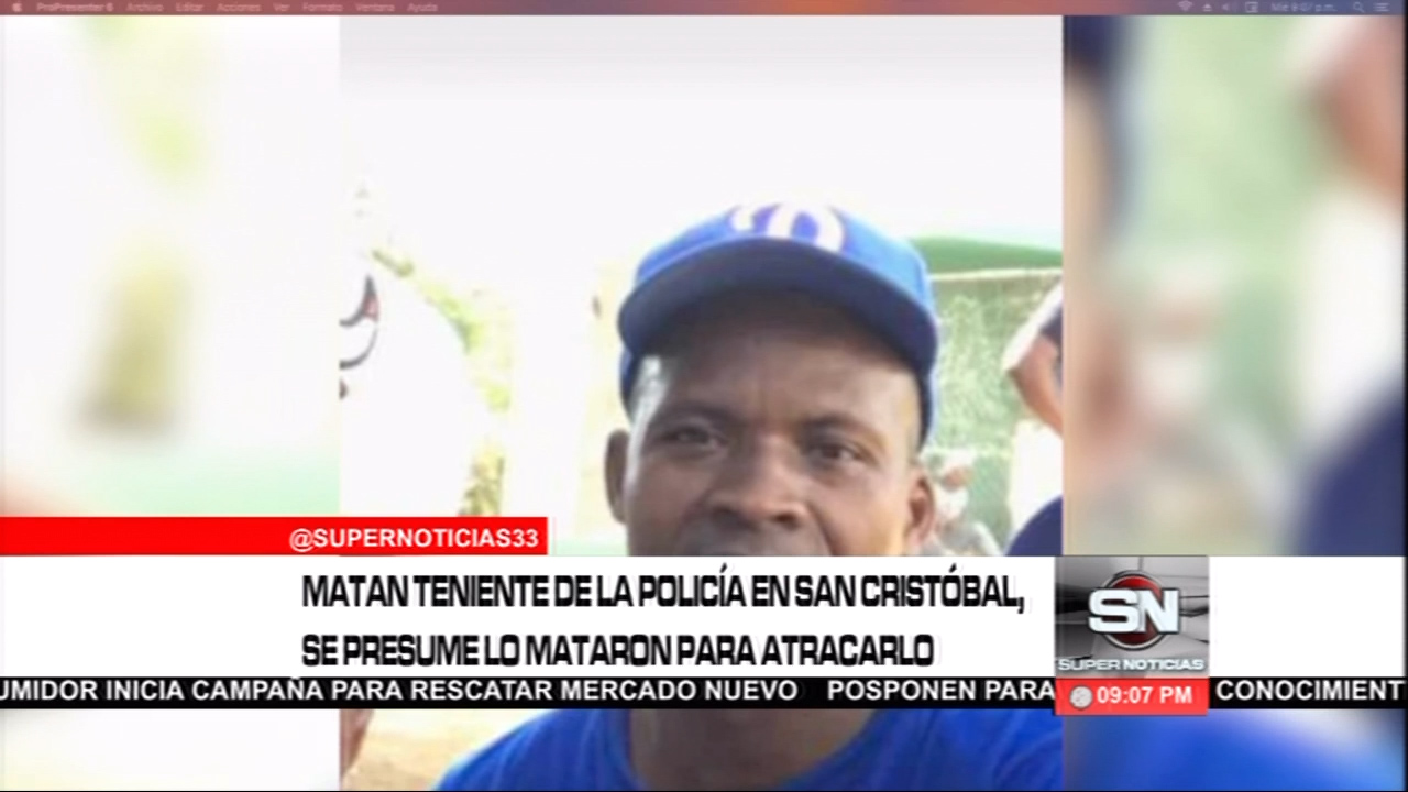 En San Cristóbal Matan Teniente De La PN Presuntamente Para Atracarlo