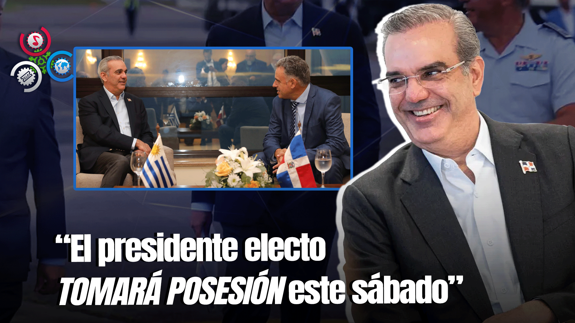 Presidente Abinader Se Reúne Con Yamandú Orsi En Montevideo, Uruguay