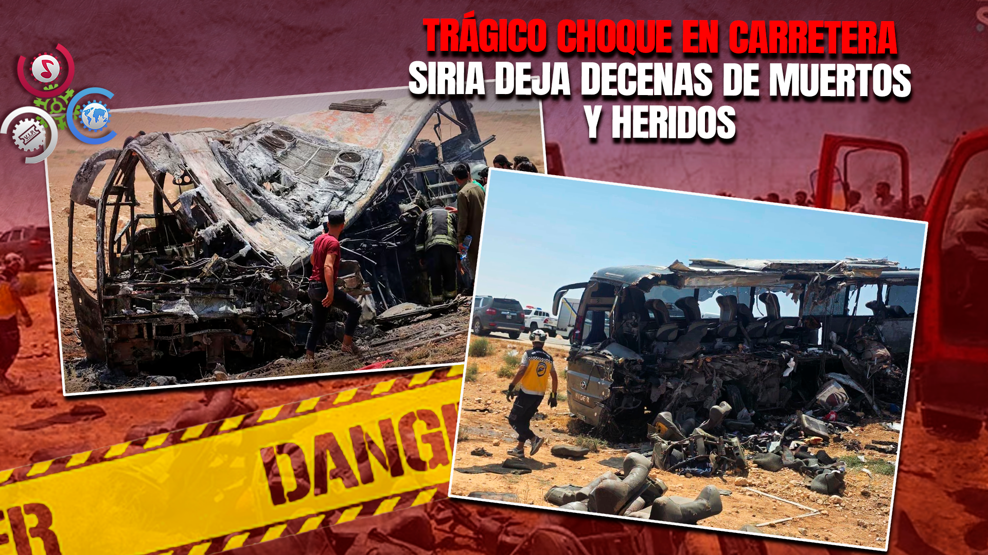 Tragedia En Siria: Al Menos 35 Muertos Tras Choque Entre Dos Autobuses