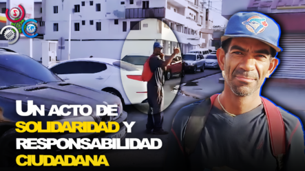  Ciudadano Se Convierte En Héroe Del Tráfico Ante Escasez De Personal De La DIGESETT En Santiago