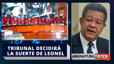 El Tribunal Constitucional Decidirá Hoy La Suerte Electoral De Leonel Fernández