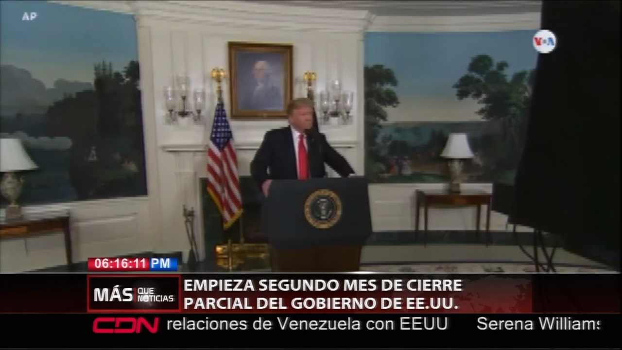 Empieza El Segundo Mes De Cierre Parcial Del Gobierno De EE.UU.