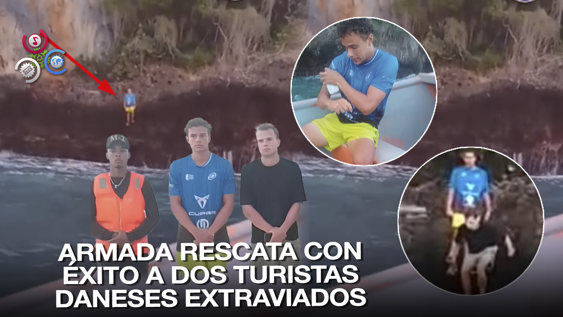 Rescatados Dos Turistas Daneses Extraviados En Cabo Cabrón, Samaná