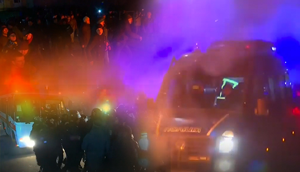 Violentas Protestas En Ucrania, No Quieren Evacuados Por Coronavirus