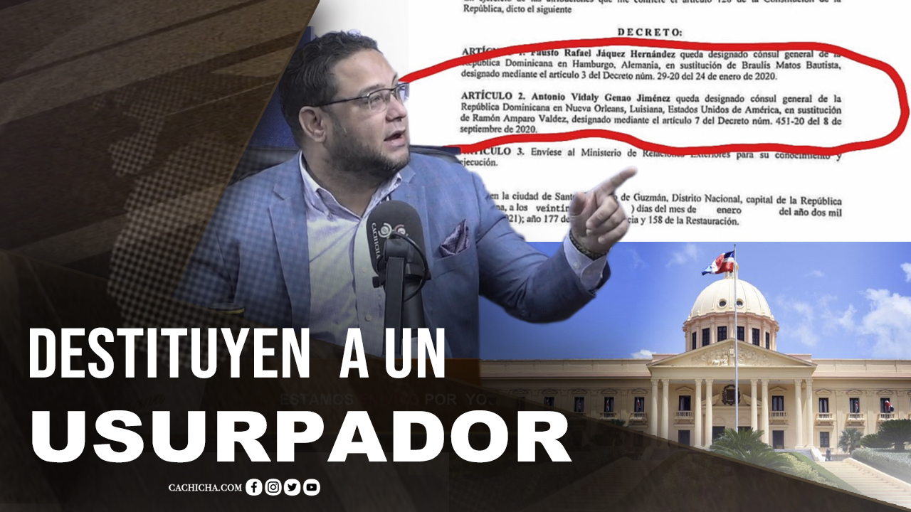 Destituyen A Un Cónsul Usurpador