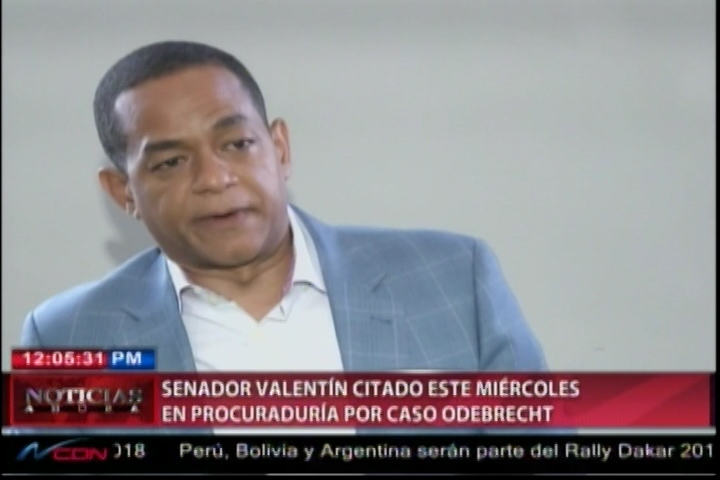 Senador Julio Cesar Valentín Citado Por La Procuraduría Para Ser Interrogado En Caso Odebrecht