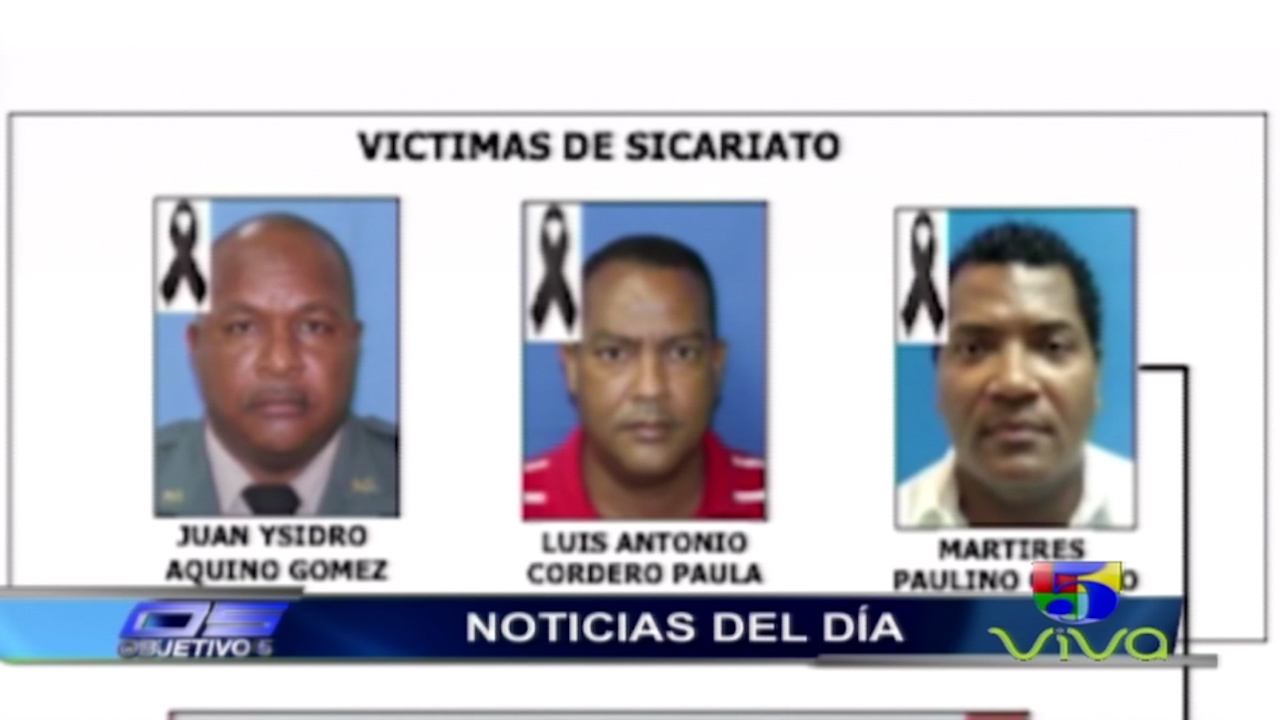 La PN Anunció Fueron Detenidos Tres Hombres Vinculados A La Muerte De 3 Personas En La Romana