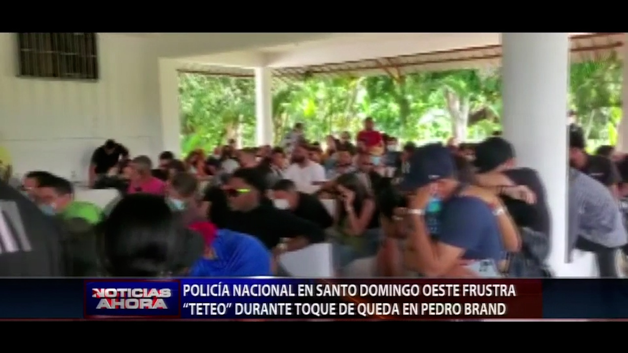 Se Armó El Juidero Cuando Llegó La PN En Medio De Un “teteo” Durante Toque De Queda En Pedro Brand