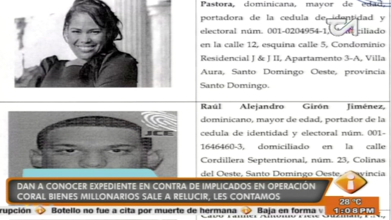 Dan A Conocer El Expediente En Contra De Los Implicados En Operación Coral