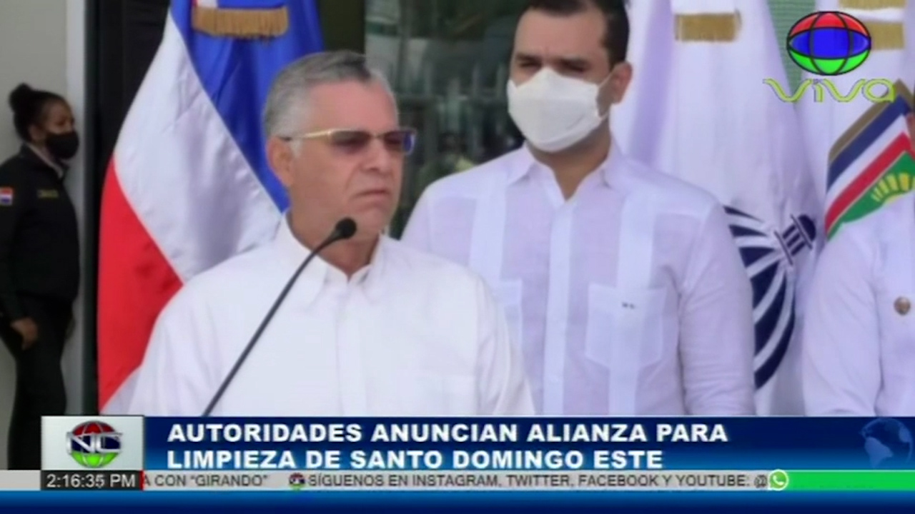 Autoridades Anuncian Alianza Para La Limpieza De SDE