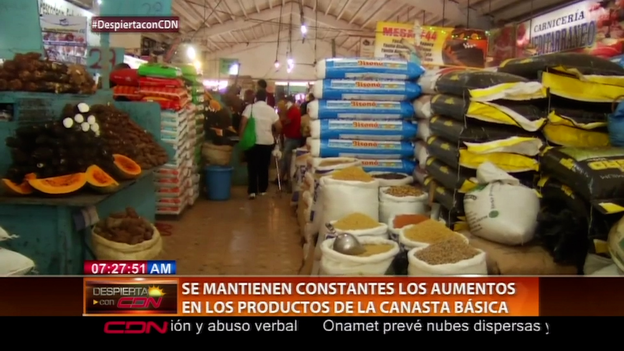 Productos De La Canasta Básica Se Mantienen En Constante Aumento