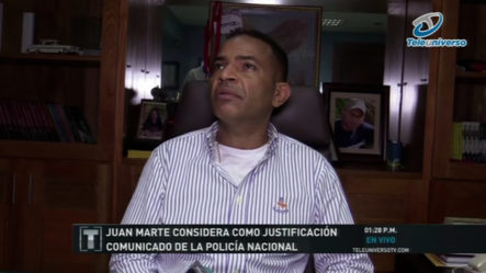 Juan Marte Critica La Justificación De Ola De Atracos Del Directo De La PN