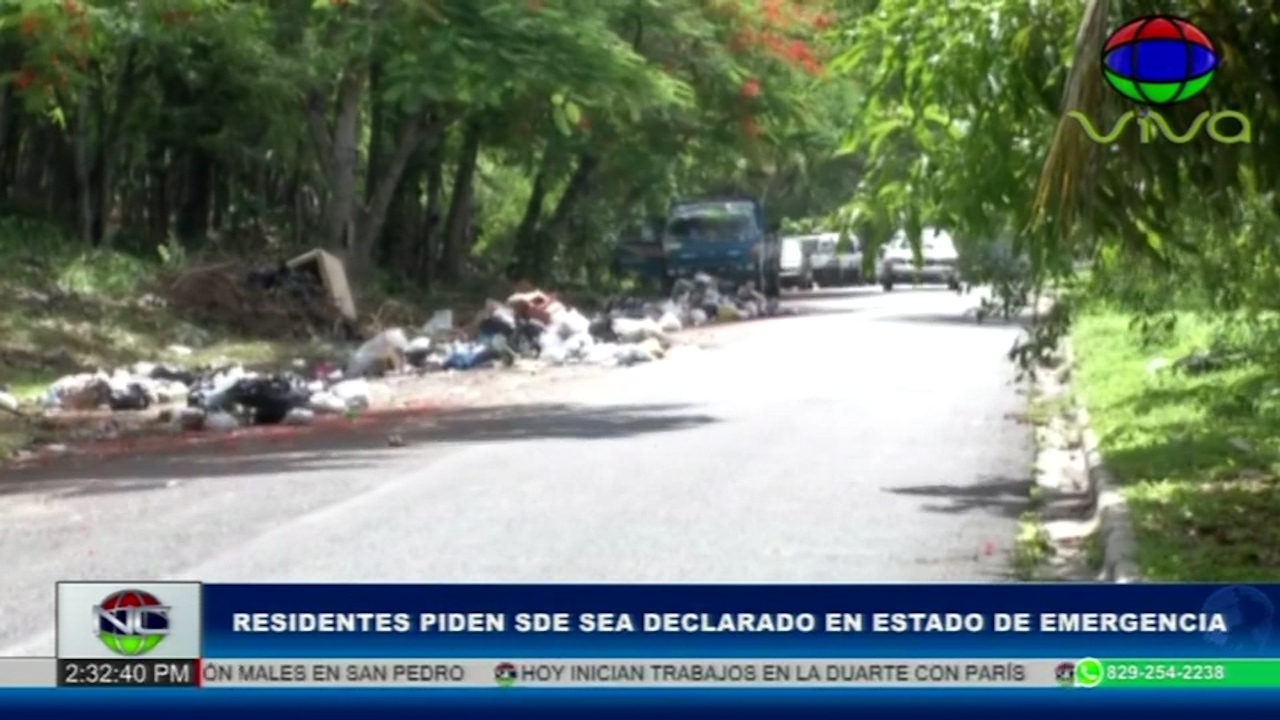 Algunos Residentes Piden A Las Autoridades Que El Municipio De SDE Declarado En -estado De Emergencia-