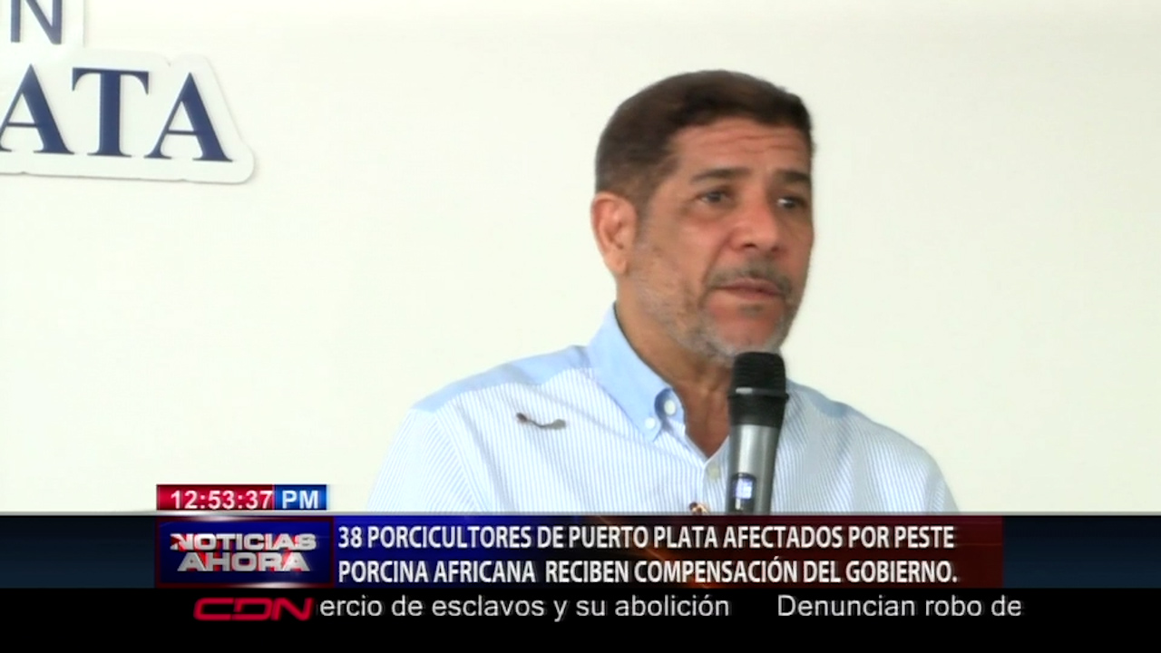 Porcicultores De Puerto Platas Agradecidos Con El Gobierno Por Compensación Ante Sacrificio De Cerdos