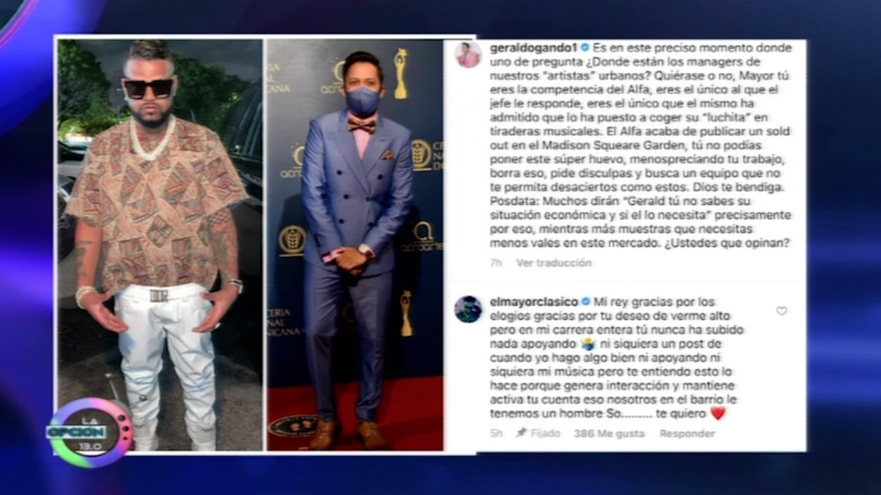 El Mayor Se La Devuelve Bien Duro A Gerald Ogando En Instagram