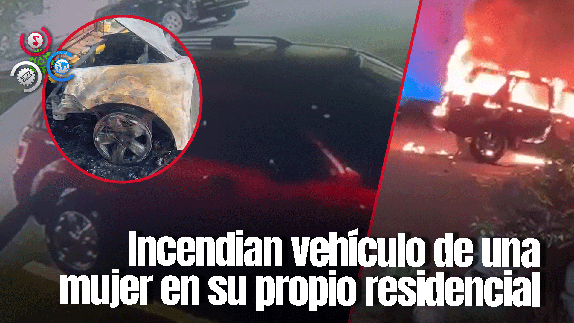 Desaprensivo Le Prende Fuego A Yipeta En Villa Olímpica, Santiago