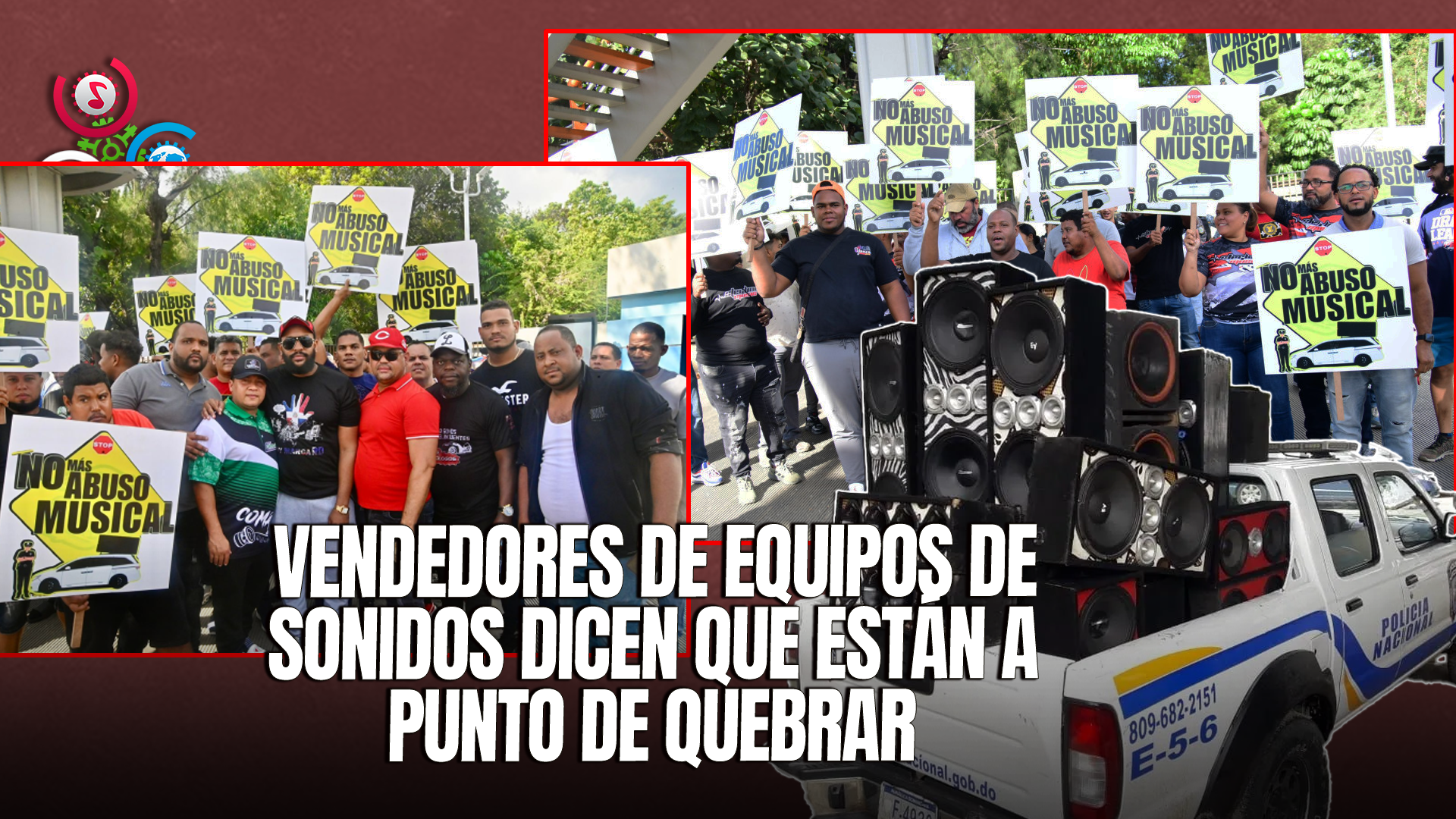 Vendedores De Equipos De Sonido Protestan Contra Persecución Policial