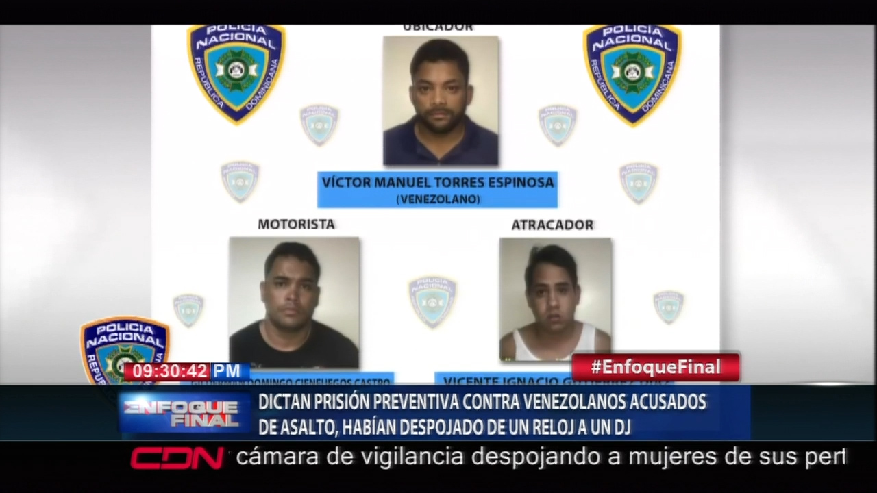 Prisión Preventiva Contra Tres Hombres Acusados De Asalto