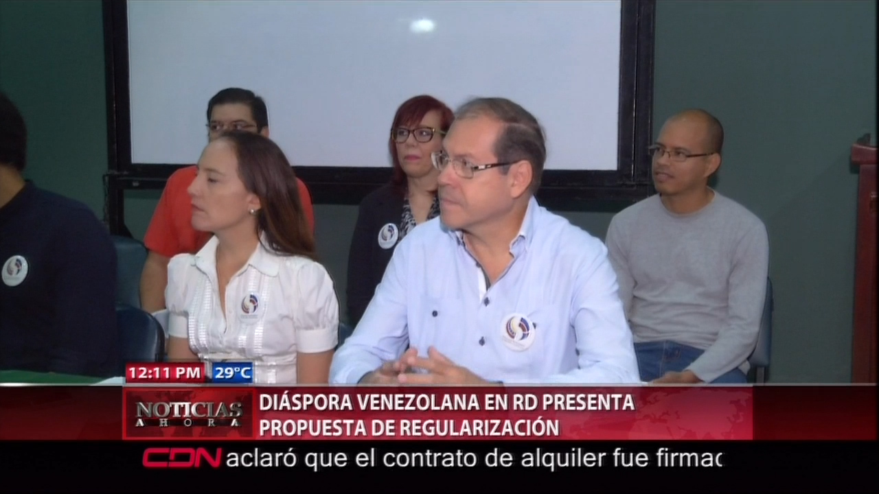 Diáspora Venezolana En RD Presenta Propuesta De Regularización Sin Salir Del País