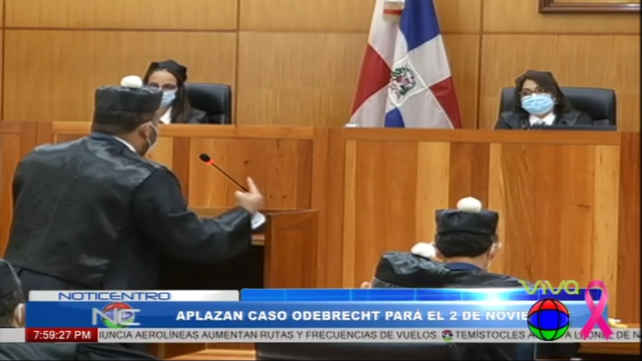 Aplazan Juicio De ODEBRECHT Para El 2 De Noviembre