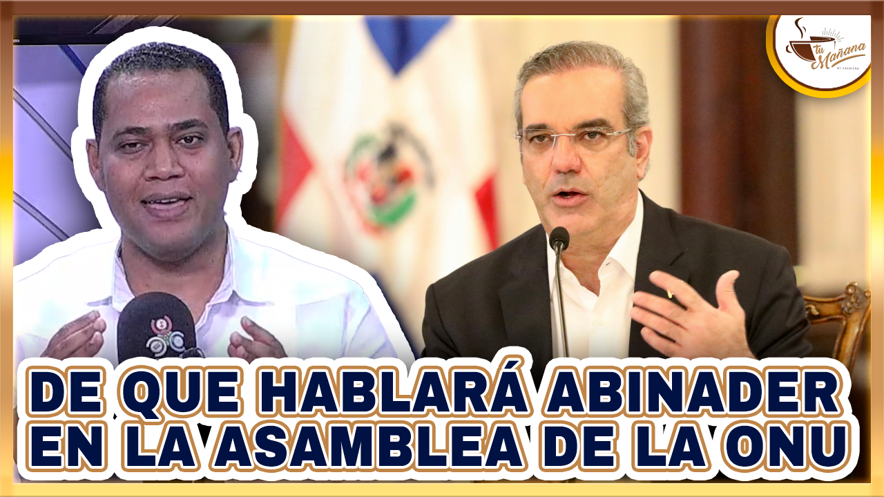 Víctor Villanueva De Que Hablará Abinader En La Asamblea De La ONU