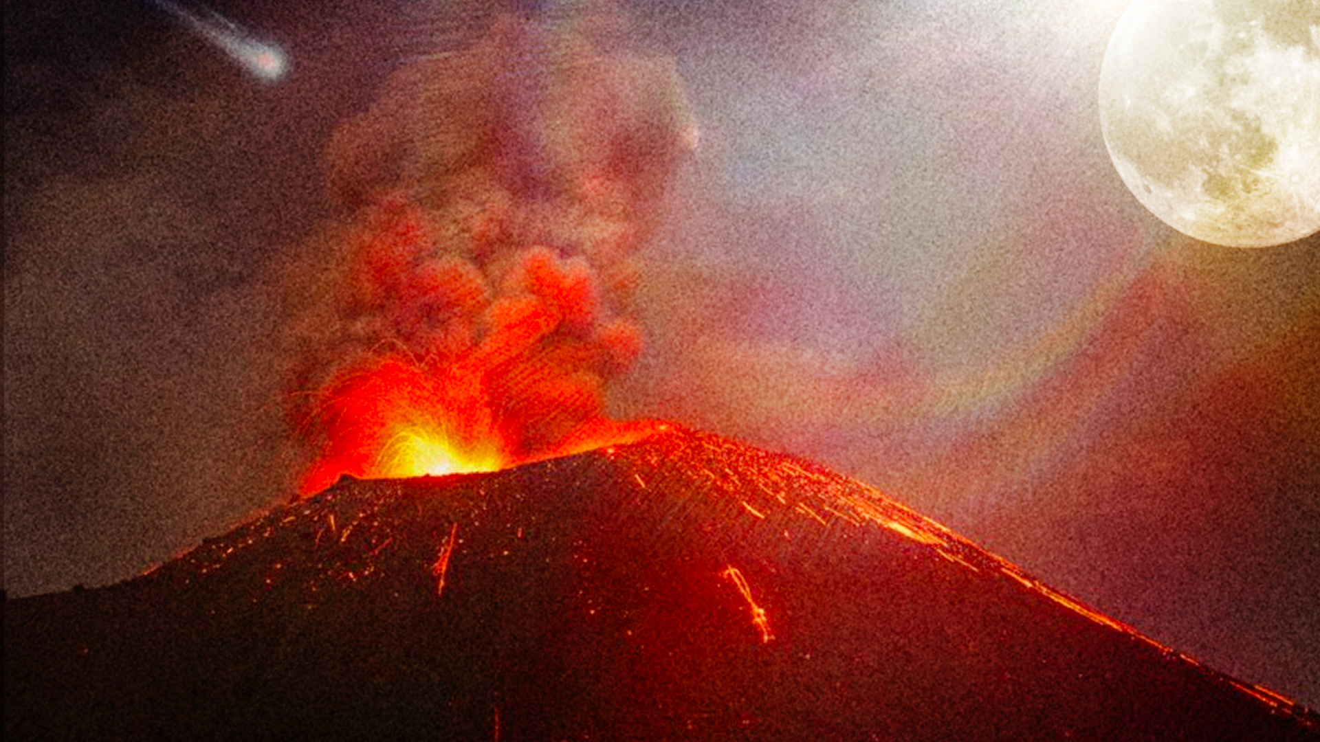 Insólitas Imágenes De Un Volcán “comiéndose” A Toda Una Isla