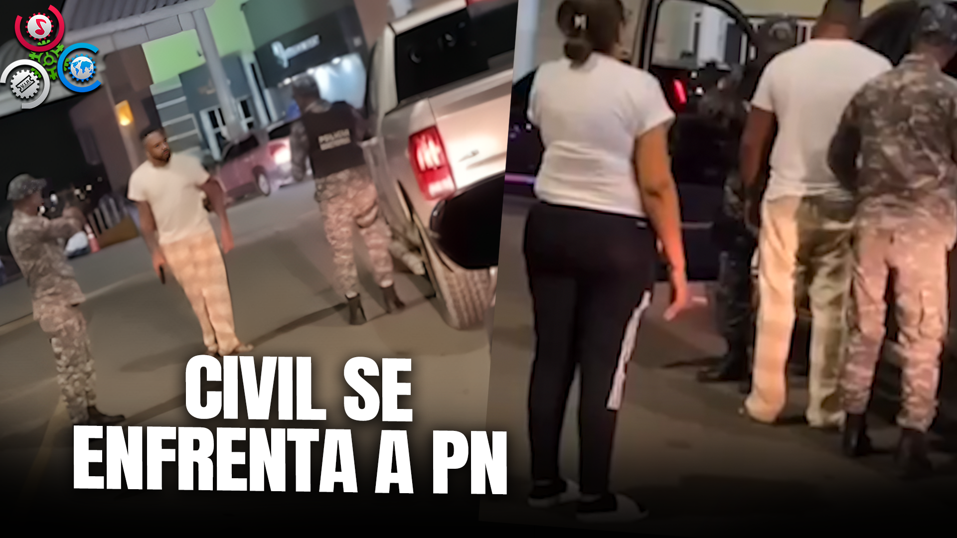 A Punta De Pistola Hombre Se Enfrenta Miembros De La PN