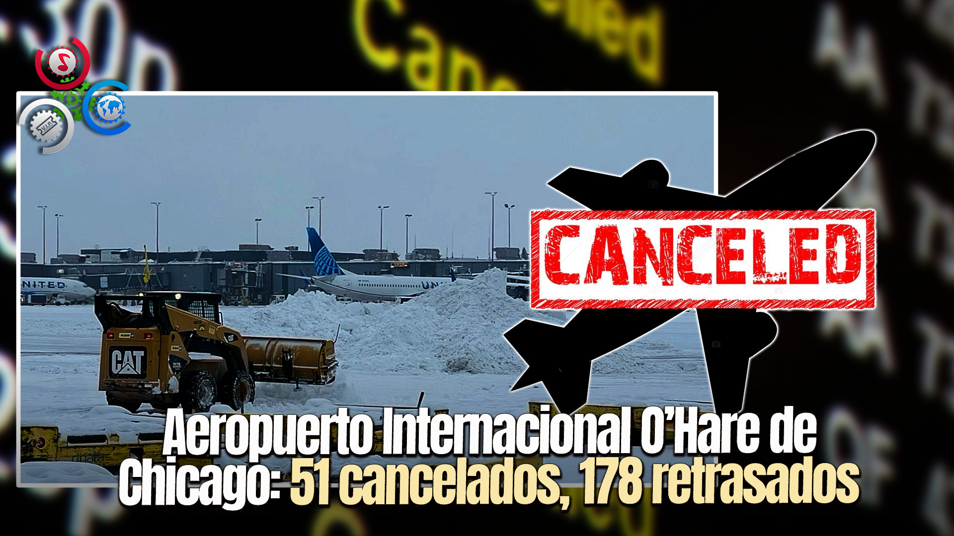 Tormenta De Nieve Paraliza El Aeropuerto O’Hare Y Las Calles De Chicago