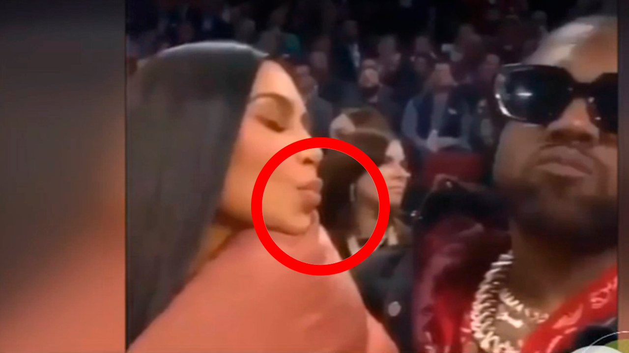 Kanye West Rechaza Beso De Kim Kardashian