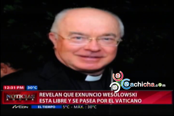 Wesolowski Anda Suelto Y Caminando Por El Vaticano #Video