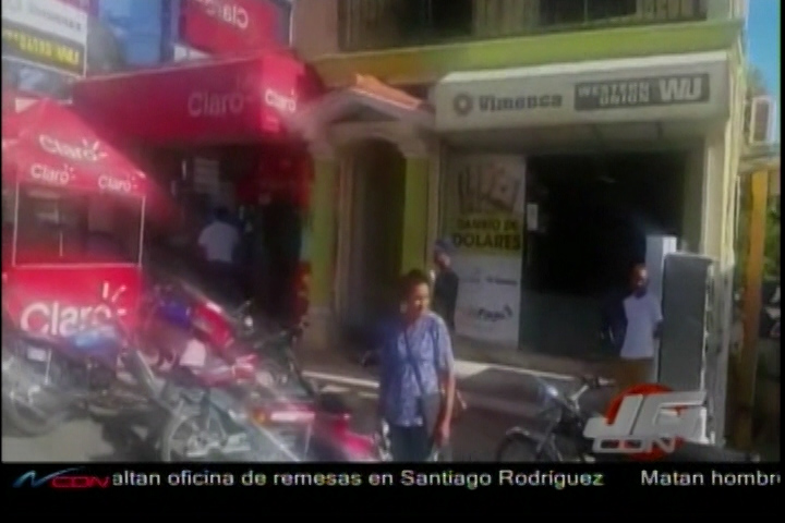 ¡BINGO! Delincuentes Roban Tremendo Botín De Sucursal De Wester Union En Santiago Rodríguez