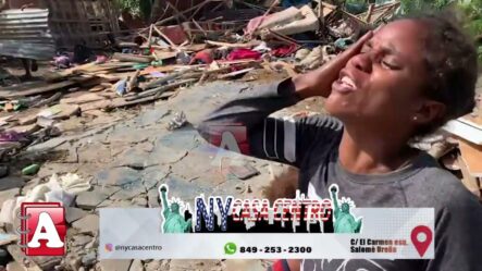 Desalojan Familias En Terrenos Ocupados En Sector Villa Hortencia, SFM