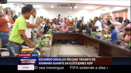 Eduardo Hidalgo Reconoce El Triunfo De Xiomara Guante En Elecciones De La ADP