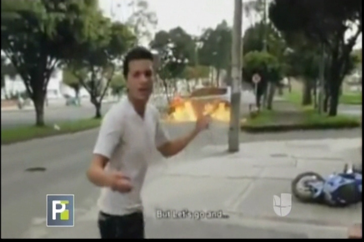 Explosiones, Autos Volcados, Es Lo Que Se Puede Apreciar En Un Video “Grabado” Por Unos Jóvenes