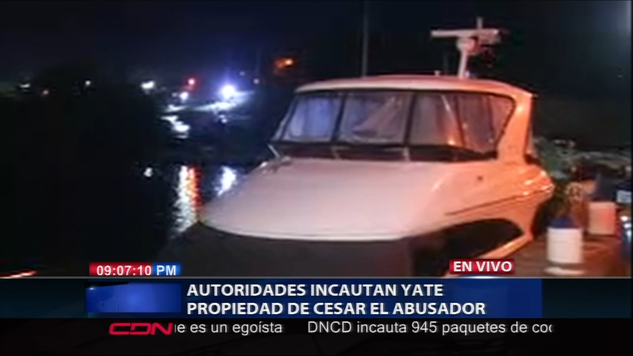 Autoridades Incautan Un Yate Propiedad De César El Abusador