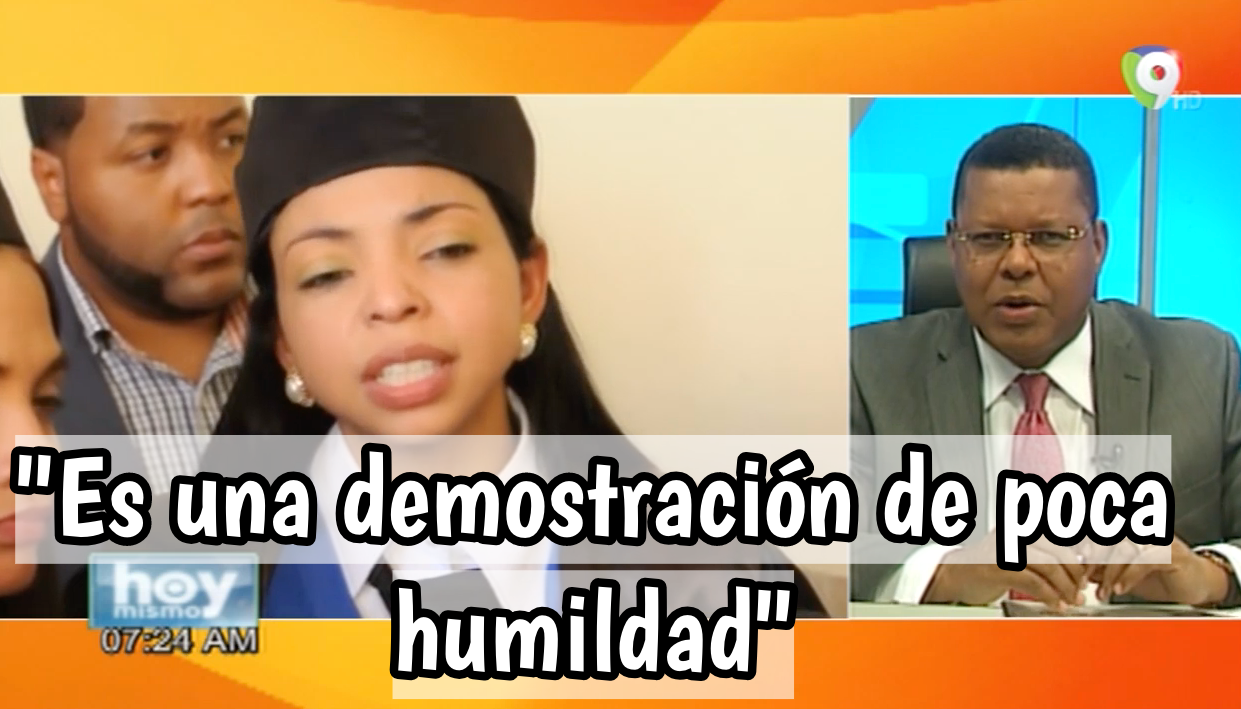 En Hoy Mismo: “Yeni Berenice No Puede Ofenderse Porque La Manden A Evaluarse, Eso Es Lo Que Dice La Ley”