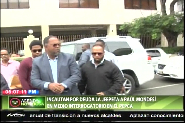 Alcalde Raúl Mondesí Pierde Vehículo Tras Interrogatorio