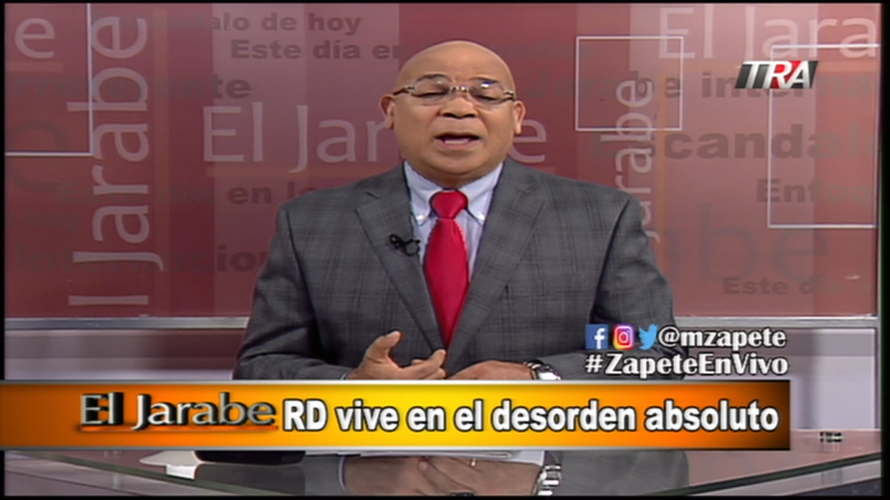 Marino Zapete: RD Vive En El Desorden Absoluto