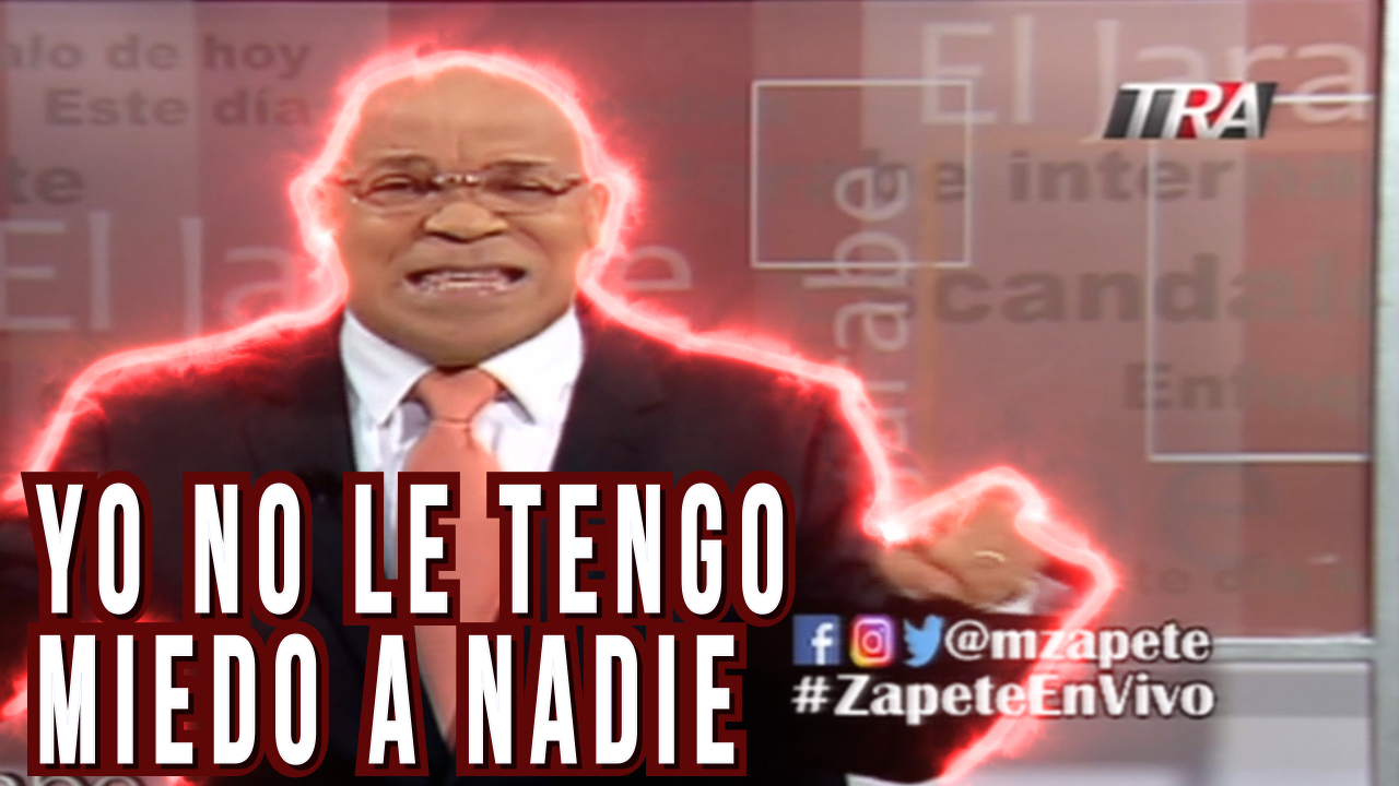 Marino Zapete EXPLOTA!! “Yo No Le Tengo Miedo A NADIE Y Hagan Lo Que USTEDES QUIERAN”
