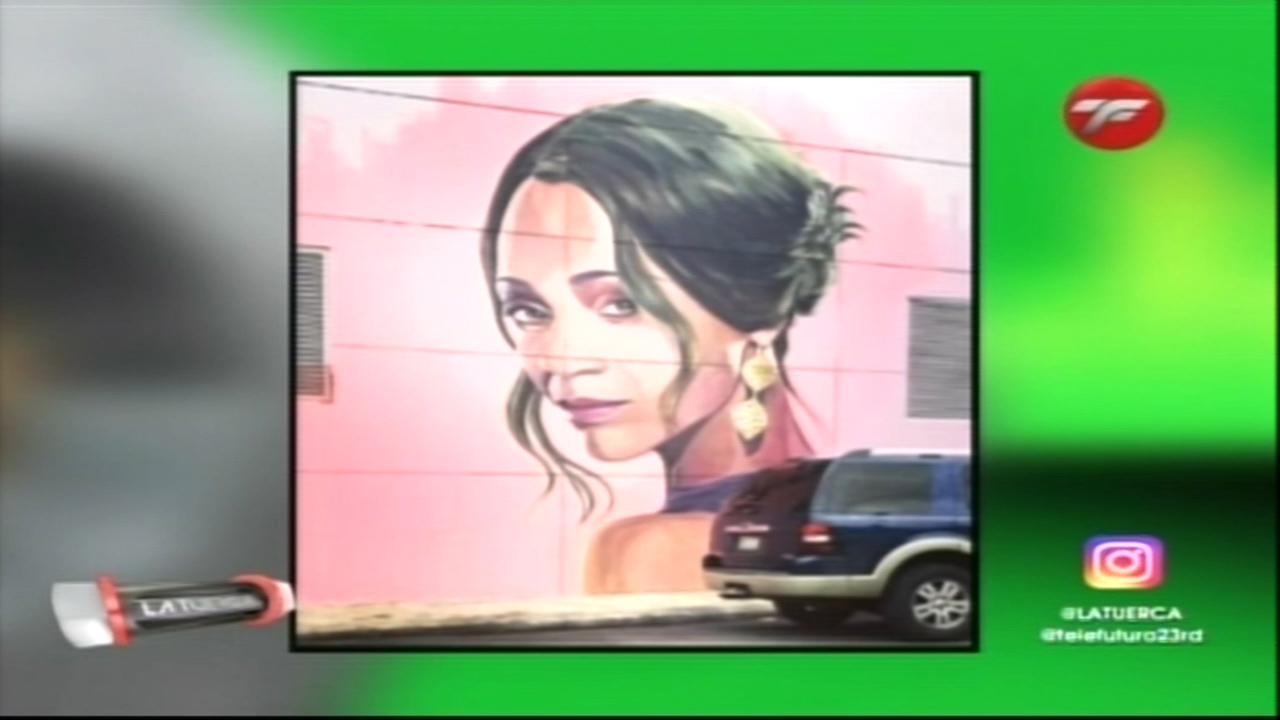 Próximamente Se Inaugura Mural De Zoe Saldaña En Santiago